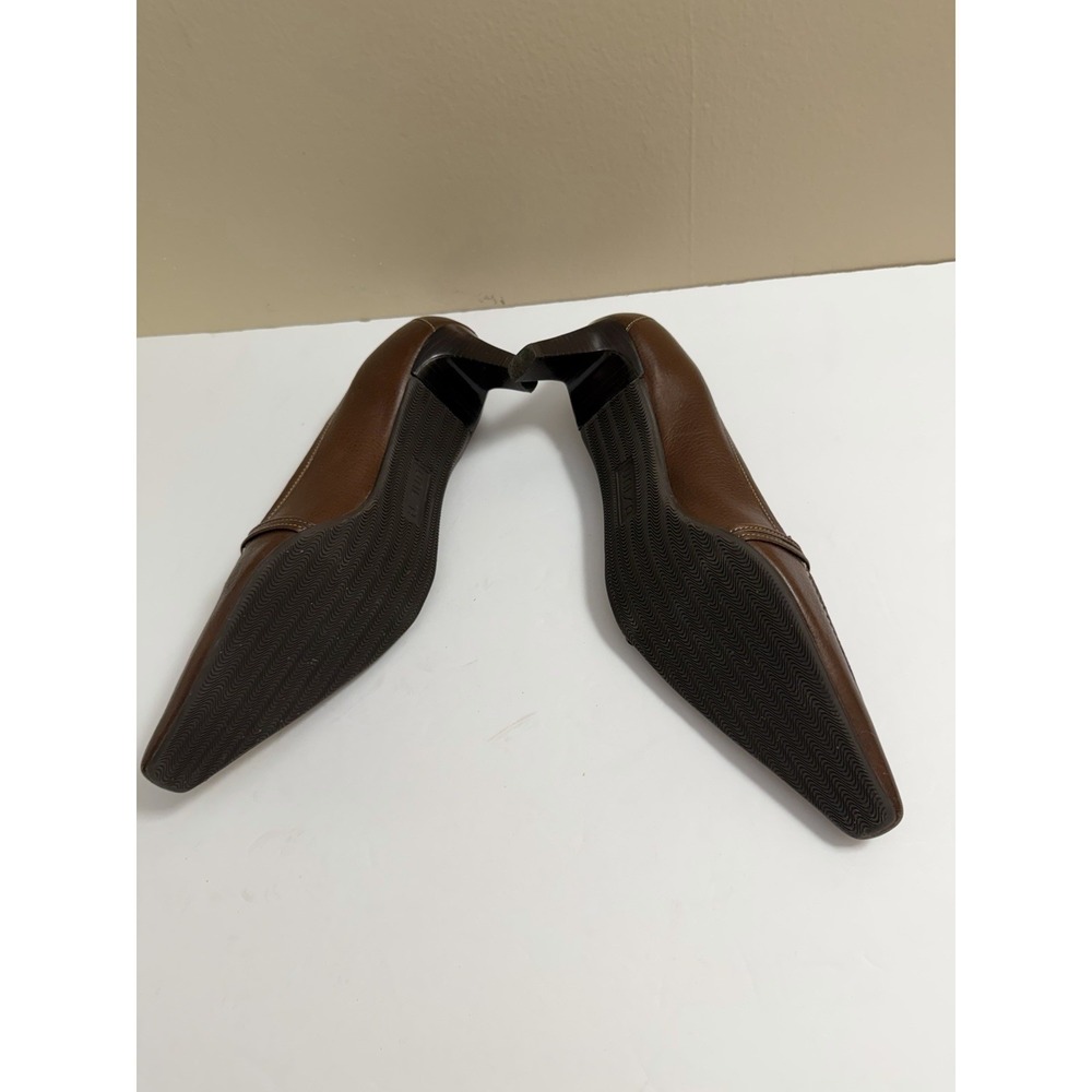 UNISA Pumps Bro Leather Horsebit Kitten Heel 2.5"-3" Women's 10B - Picture 7 of 10